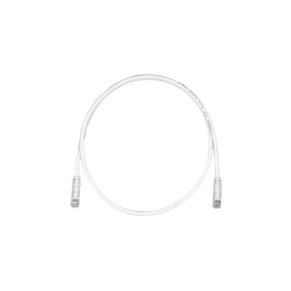 Panduit CBL ASSY MOD 24-4PR STRANDED, CAT6 IP5 T568A/B 30FT, NON-INTEG OFF WHITE UTPSP30Y